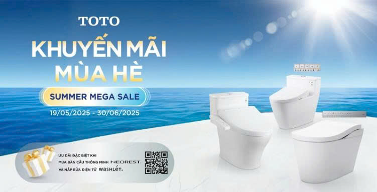 “Sống Yêu Mình-Đời Đáng Giá” Cùng Ưu Đãi Mùa Hè Siêu Hấp Dẫn Từ TOTO Tại Hưng Phú Home