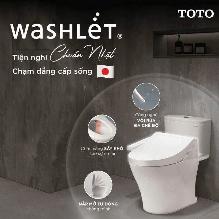 WASHLET – Biểu Tượng Văn Hóa Vệ Sinh Nhật Bản Chinh Phục Thế Giới