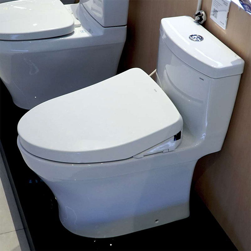 Bàn cầu 1 khối TOTO MS889DRW11 nắp điện tử Washlet S7 TCF4911Z