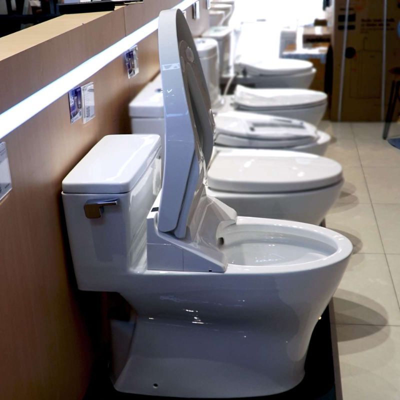 Bàn cầu 1 khối TOTO MS188VKW14 T53P100VR nắp điện tử Washlet C5 TCF24410AAA
