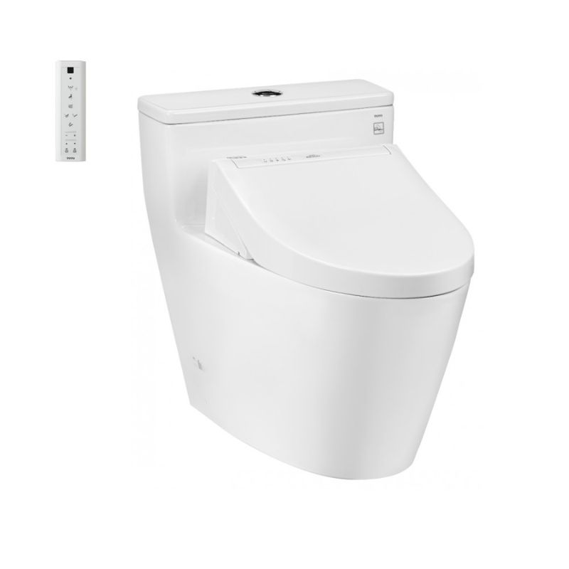 Bàn cầu 1 khối TOTO MS625CDW15 nắp điện tử Washlet C5 TCF24460AAA giấu dây