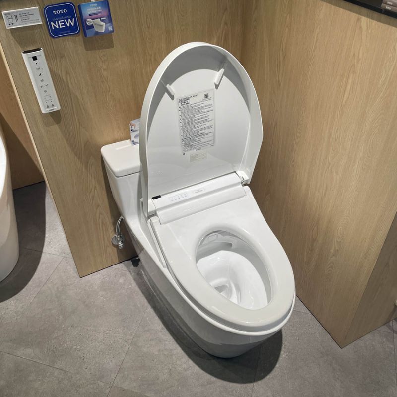 Bàn cầu 1 khối TOTO MS625CDW15 nắp điện tử Washlet C5 TCF24460AAA giấu dây