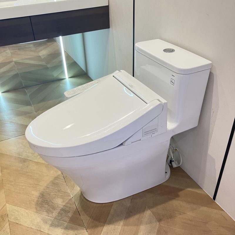 Bàn cầu 1 khối TOTO MS857DW16 nắp điện tử Washlet C2 TCF23410AAA
