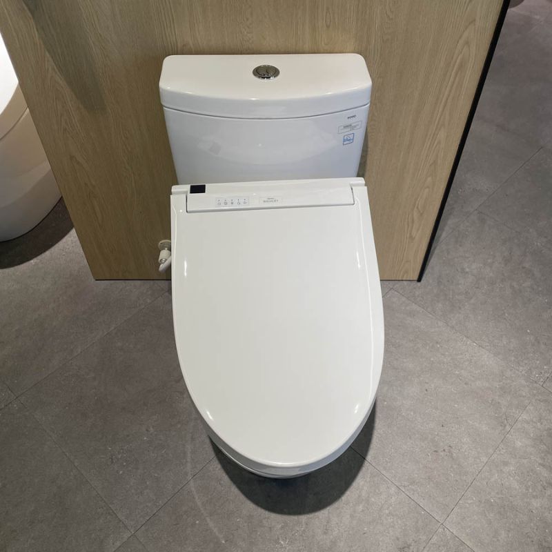 Bàn cầu 1 khối TOTO MS889CDRW15 nắp điện tử Washlet C5 TCF24460AAA giấu dây