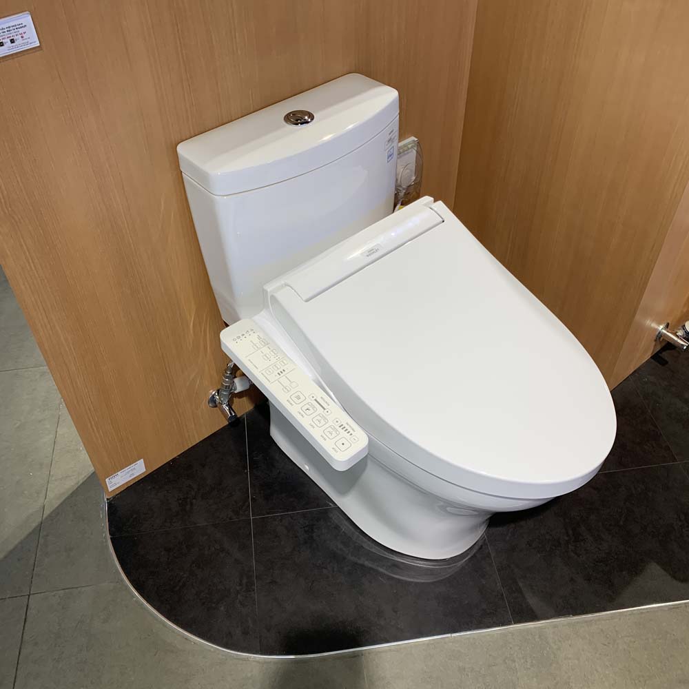 Bàn cầu 1 khối TOTO MS889CDRW17 Washlet C2 TCF23460AAA giấu dây
