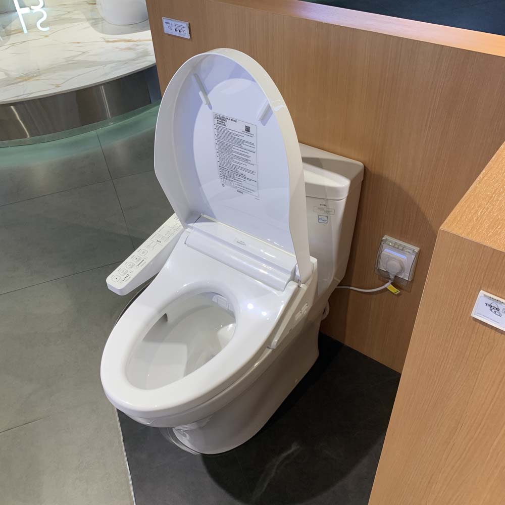 Bàn cầu 1 khối TOTO MS889CDRW17 Washlet C2 TCF23460AAA giấu dây