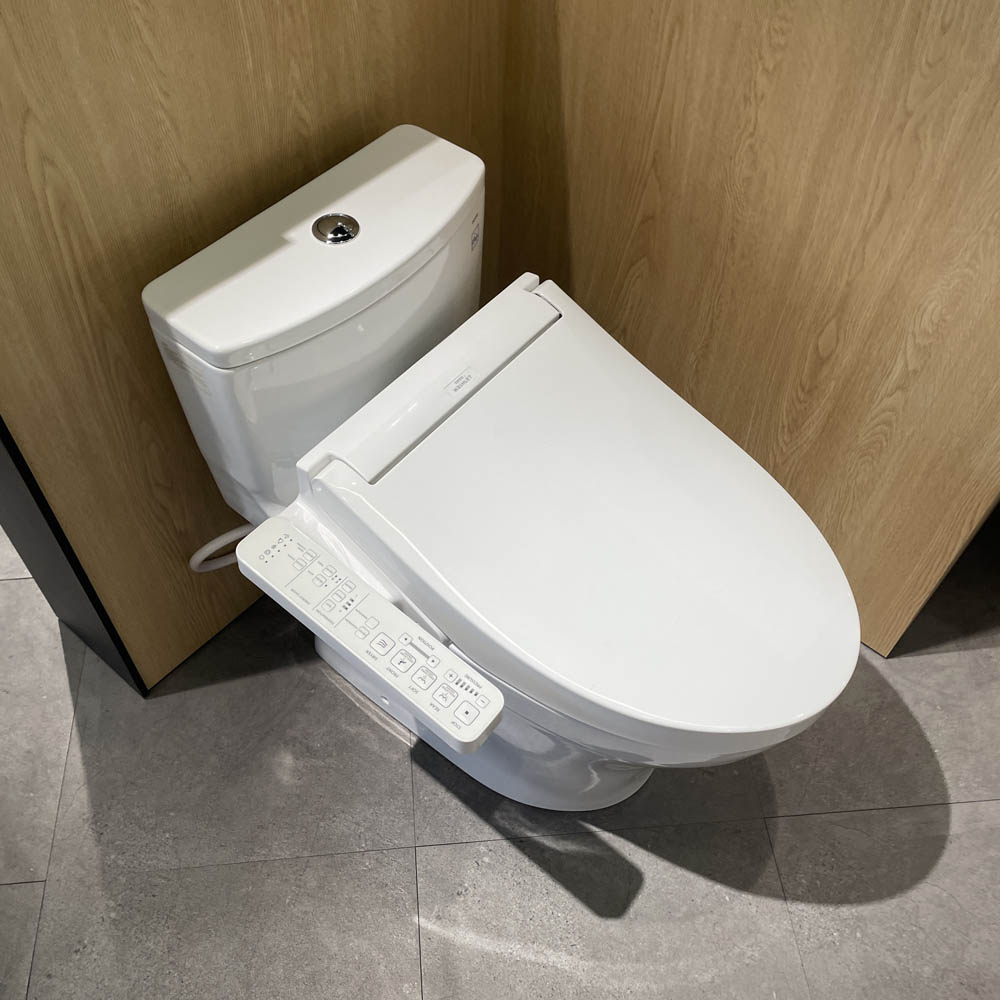 Bàn cầu TOTO MS855CDW17 1 khối nắp điện tử Washlet C2 TCF23460AAA giấu dây