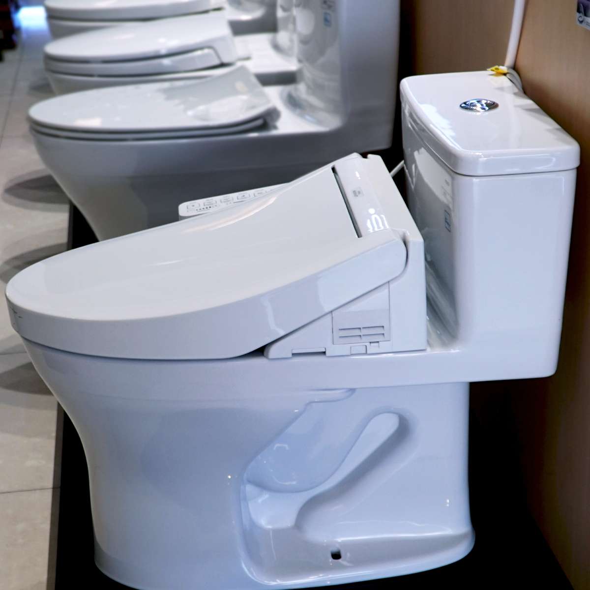 Bàn cầu 1 khối TOTO MS855DW16 nắp điện tử Washlet C2 TCF23410AAA