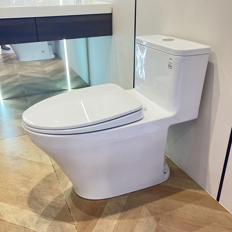 Bàn cầu 1 khối TOTO MS857DT10#XW nắp đóng êm TC395VS