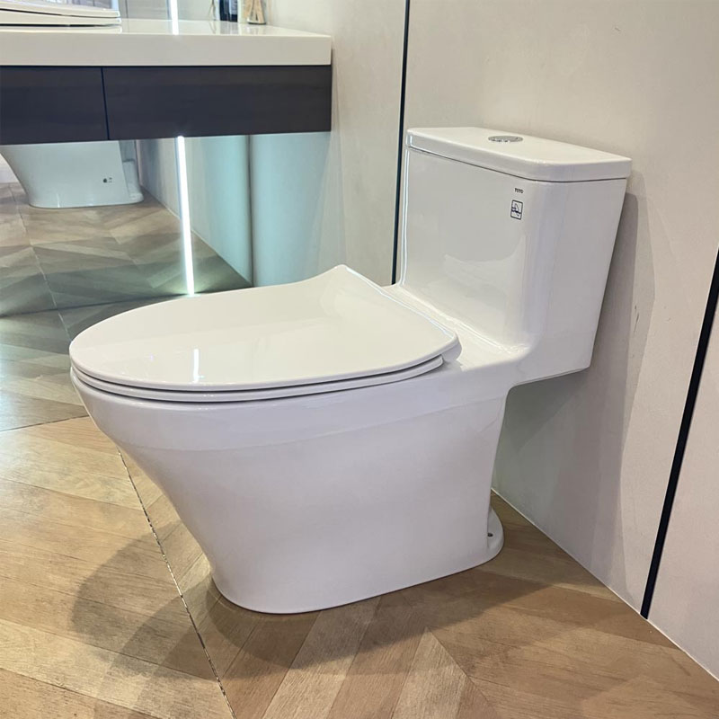Bàn cầu 1 khối TOTO MS857DT8#XW nắp đóng êm TC600VS
