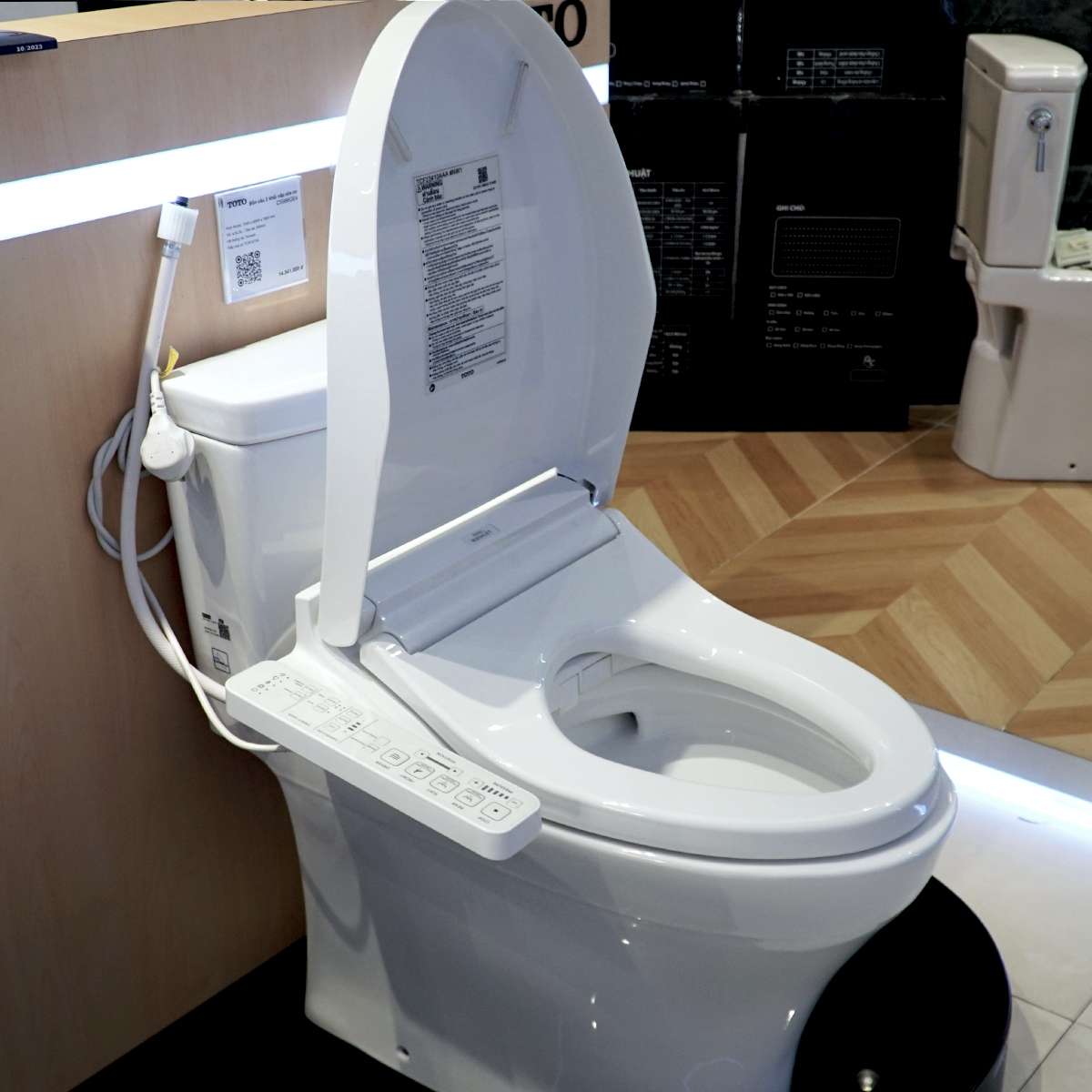 Bàn cầu 1 khối TOTO MS889DRW16 nắp điện tử Washlet C2 TCF23410AAA