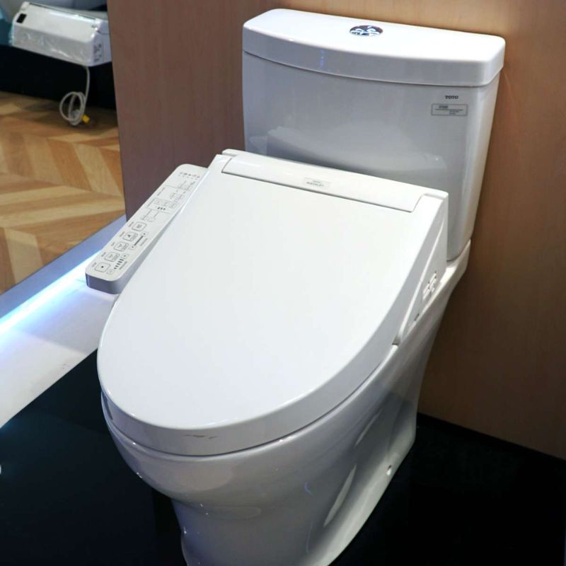 Bàn cầu 2 khối TOTO CS769DRW16 nắp điện tử Washlet C2 TCF23410AAA
