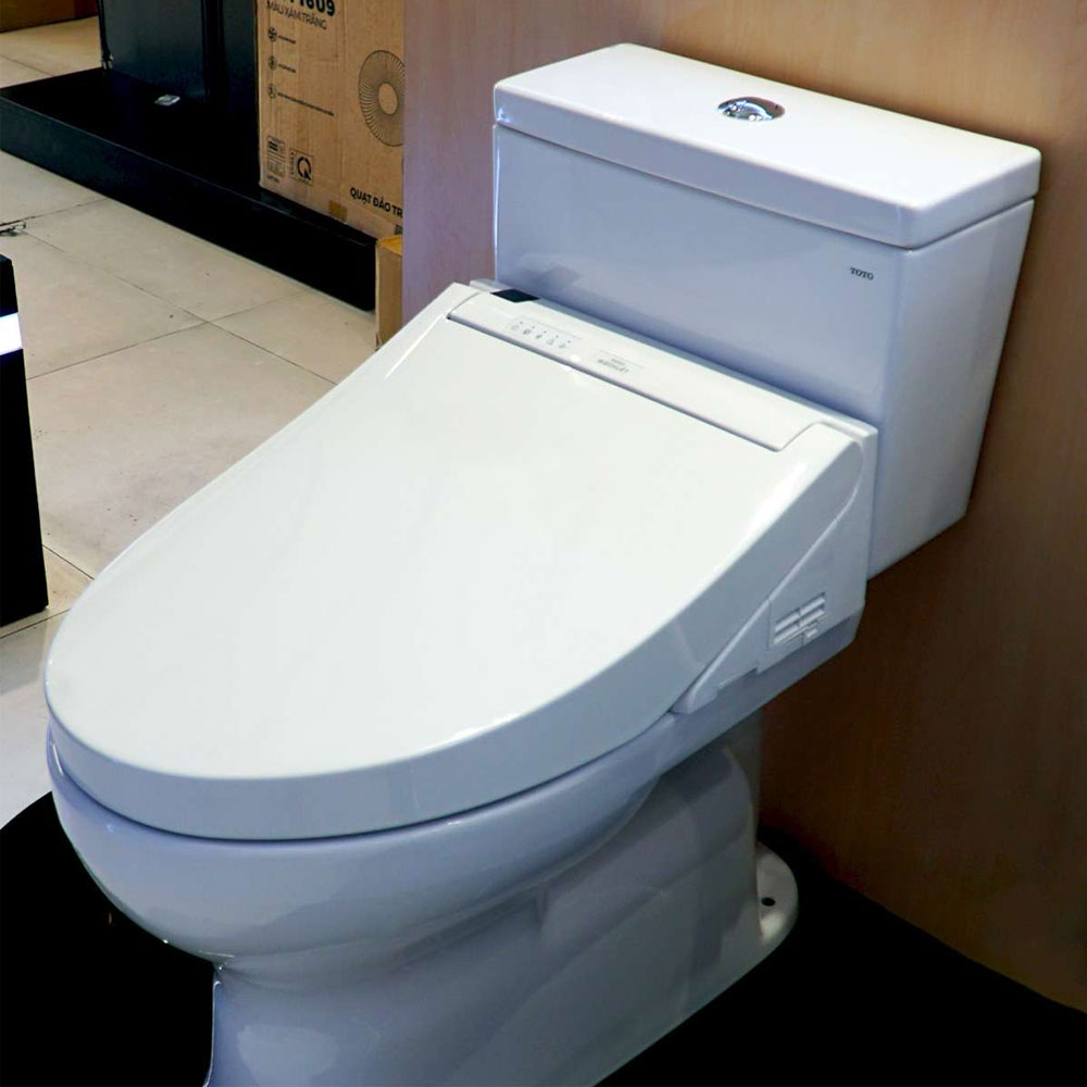 Bàn cầu 2 khối TOTO CS302DW14 nắp điện tử Washlet C5 TCF24410AAA