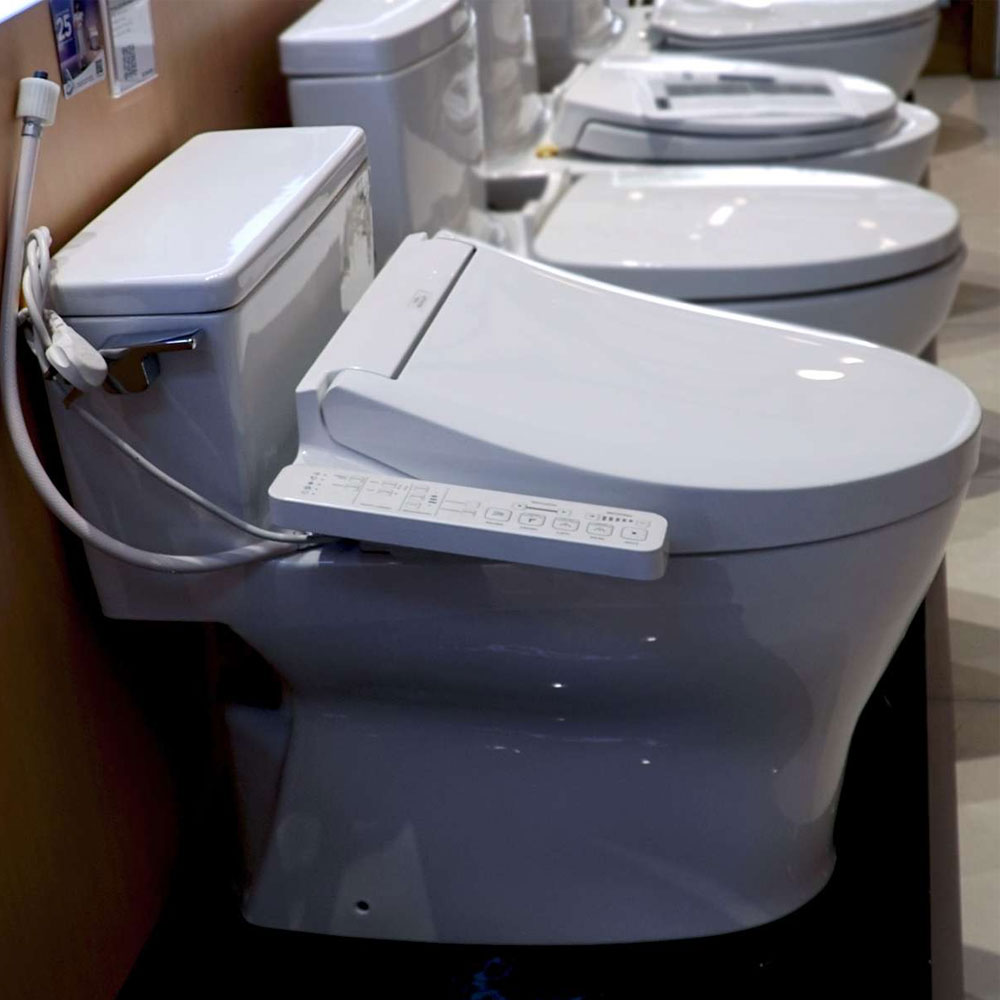 Bàn cầu 1 khối TOTO MS188VKW16 T53P100VR nắp điện tử Washlet C2 TCF23410AAA