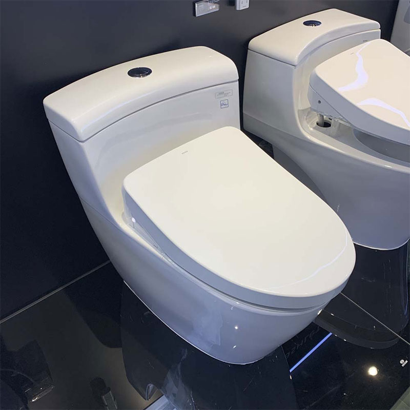 Bàn cầu 1 khối TOTO MS636CDRW12#XW nắp điện tử Washlet S7 TCF4911EZ giấu dây