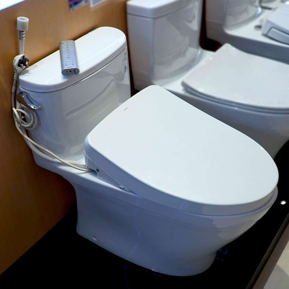 Bàn cầu 1 khối TOTO MS887RW11 nắp điện tử Washlet S7 TCF4911Z