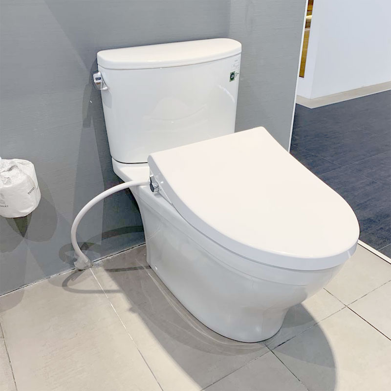 Bồn cầu 2 khối TOTO CS767RE4#XW nắp rửa cơ TCW1211A