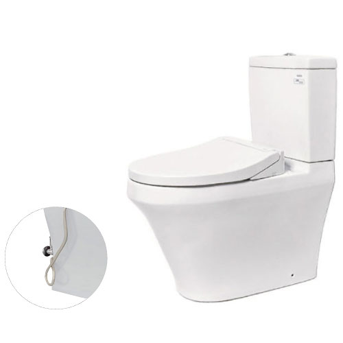 Bàn cầu 2 khối TOTO CS948DE2#XW nắp rửa cơ TCW07S