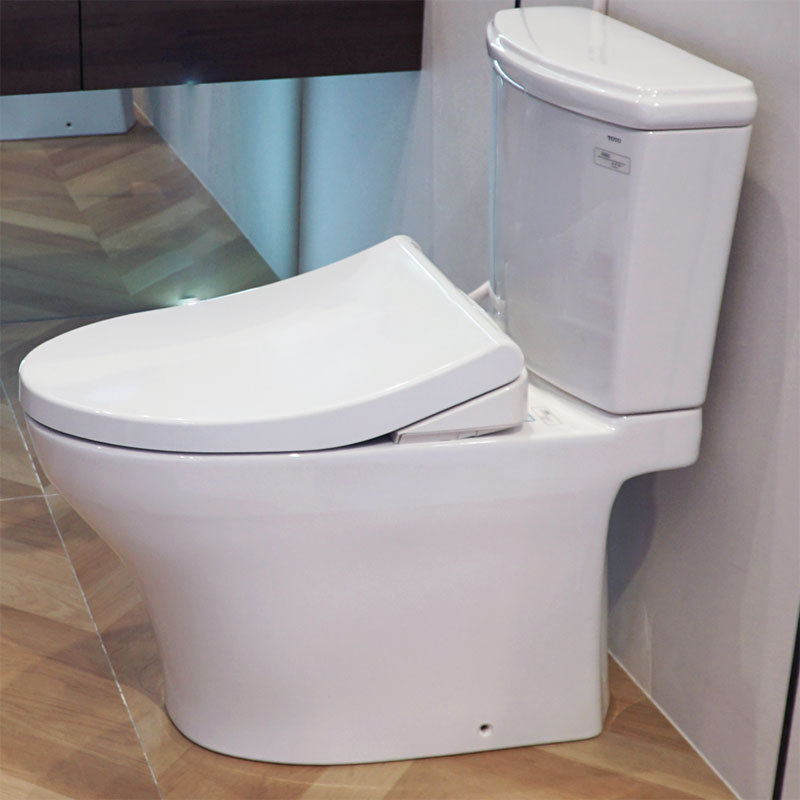 Bàn cầu 2 khối TOTO CS986GE4#XW nắp rửa cơ TCW1211A