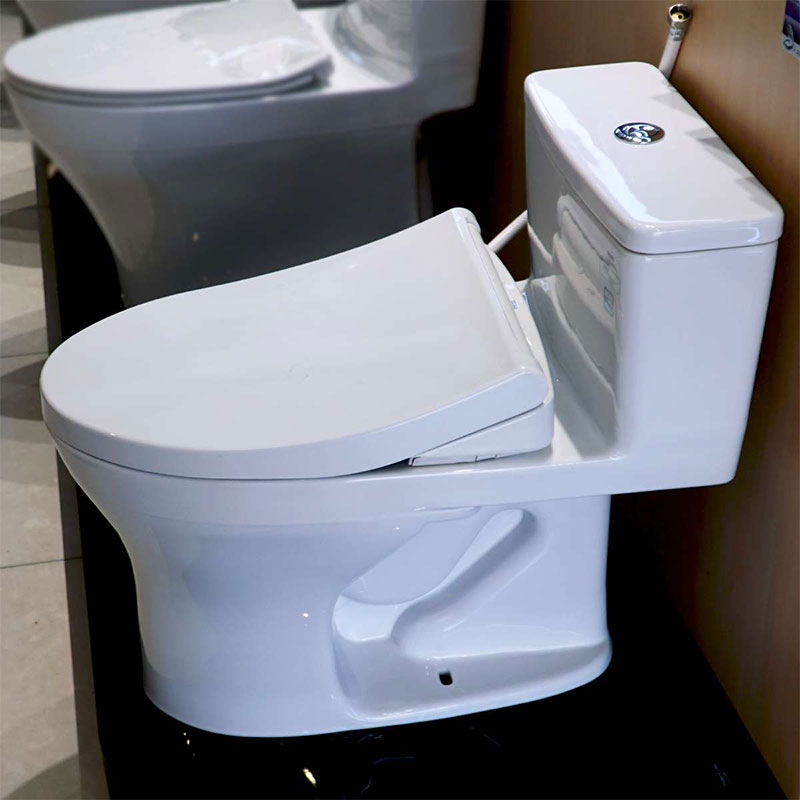 Bàn cầu 1 khối TOTO MS855DE4#XW nắp rửa cơ TCW1211A