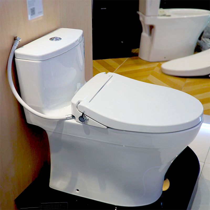 Bàn cầu 1 khối TOTO MS885DE2#XW nắp rửa cơ TCW07S