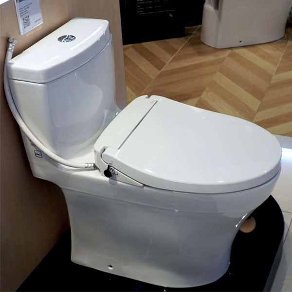 Bàn cầu 1 khối TOTO MS889DRE2#XW nắp rửa cơ TCW07S