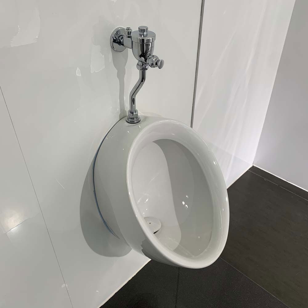 Bồn tiểu nam TOTO U104W/F#W DU601SRR treo tường kèm van xả nhấn