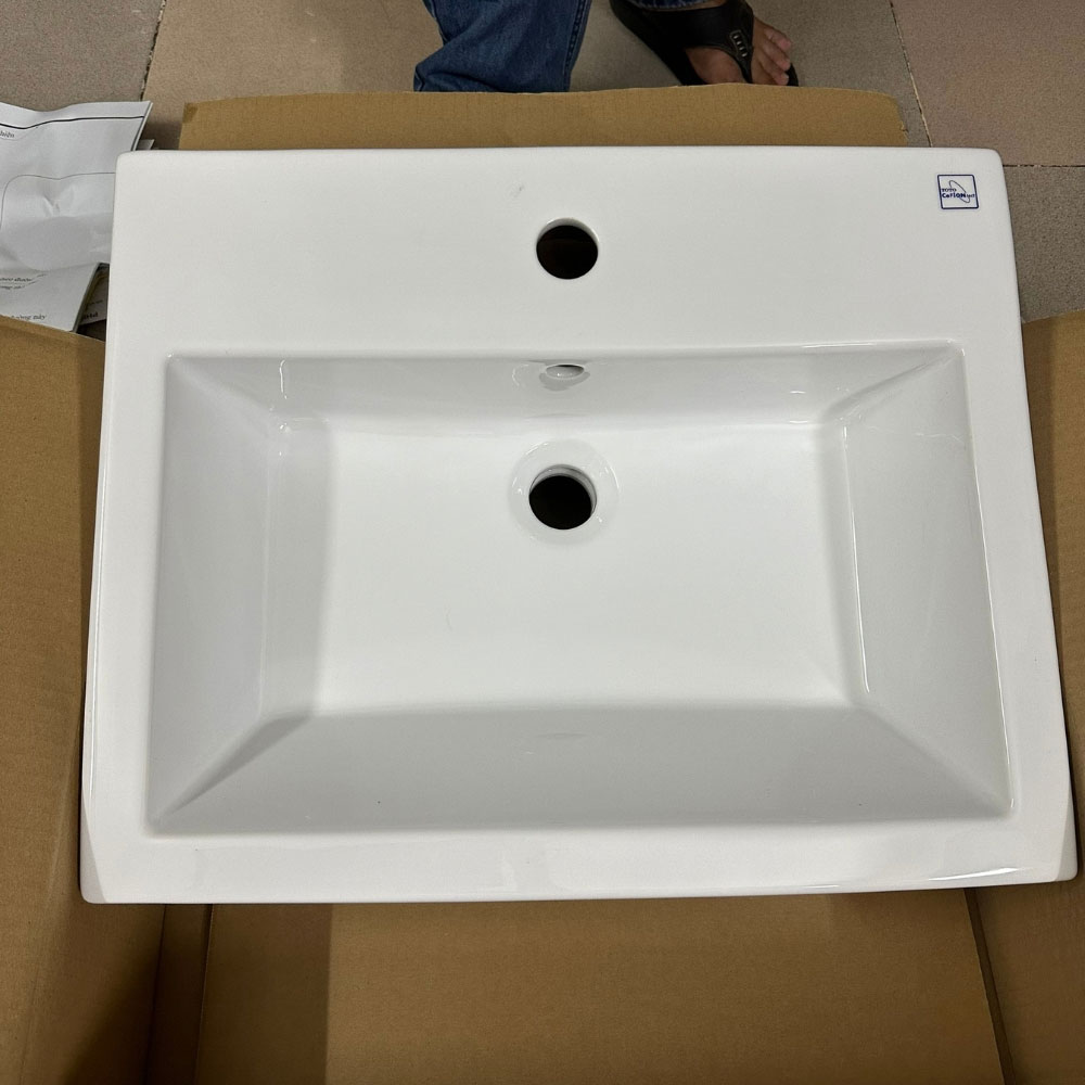 Chậu rửa mặt lavabo bán âm TOTO LT647CS#XW