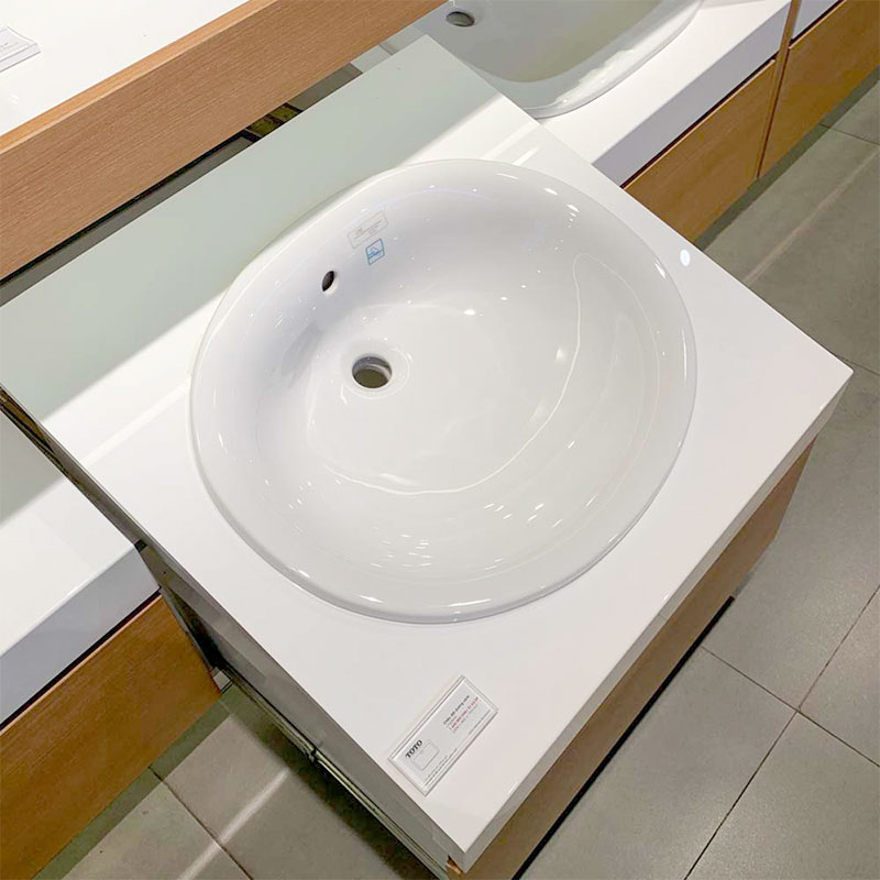 Chậu lavabo dương vành TOTO L762#XW