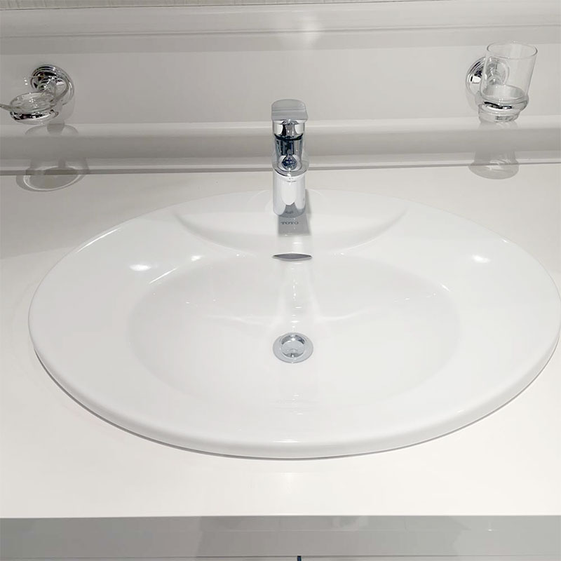 Chậu lavabo dương vành TOTO L909C#XW