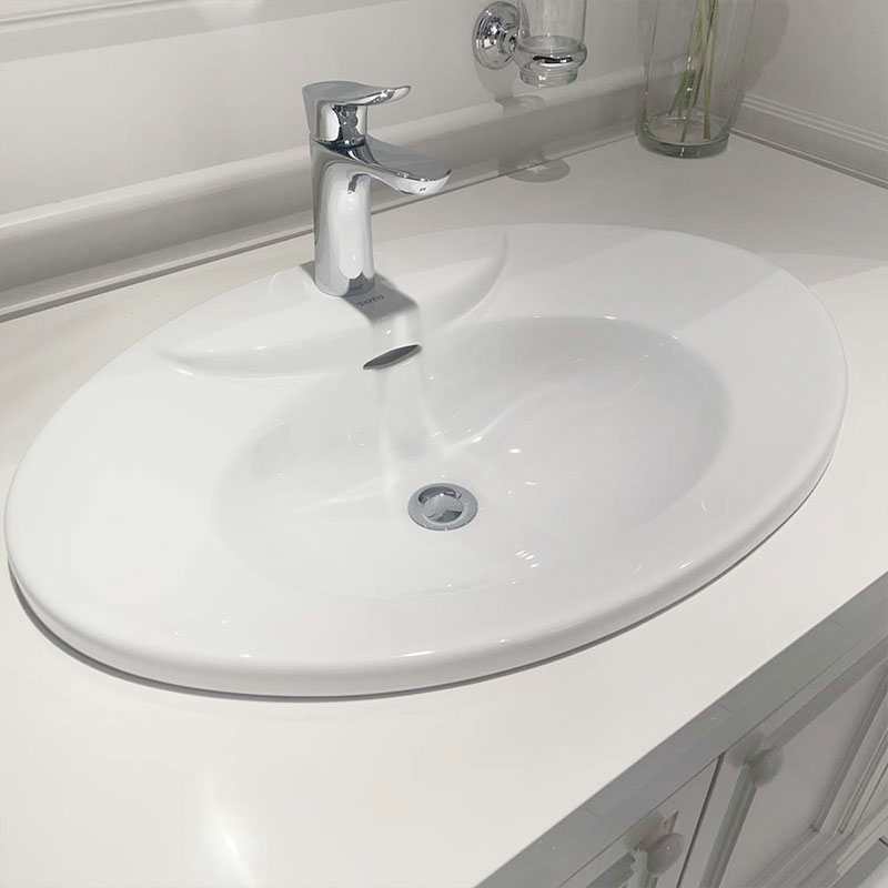 Chậu lavabo dương vành TOTO L909C#XW