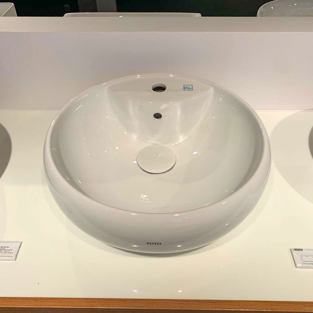 Chậu rửa lavabo đặt bàn TOTO LT367CR#XW (LT367CT)