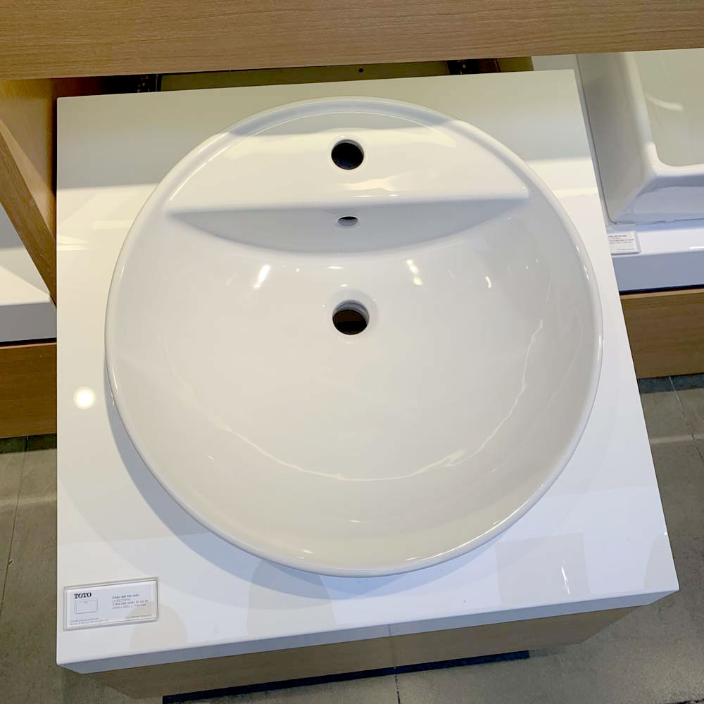 Chậu rửa lavabo đặt bàn TOTO LT700CTR#XW