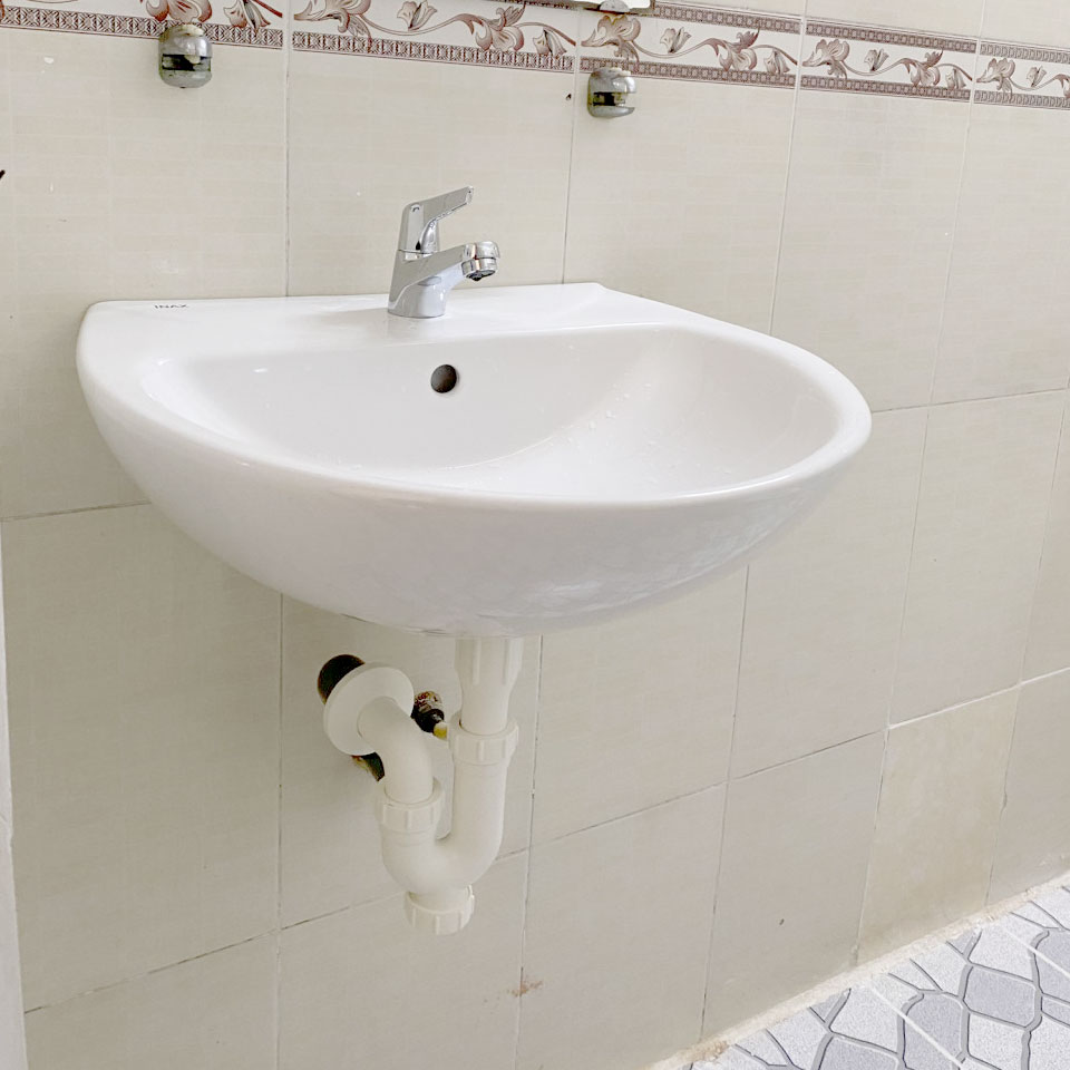Chậu rửa lavabo treo tường INAX L-285V (L285V) (L-285VFC)