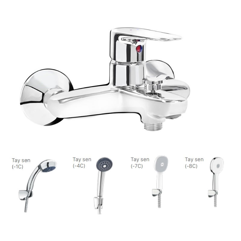 Bộ vòi sen tắm nóng lạnh INAX BFV-1113S-1C (BFV1113S1C)