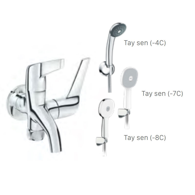 Bộ vòi sen tắm lạnh INAX BFV-17-4C (BFV174C)