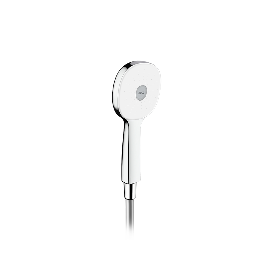 Tay sen tăng áp INAX BF-SC8 (8C) màu trắng viền mạ Chrome