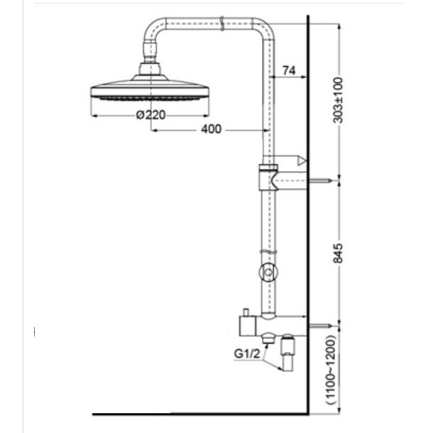 Bộ sen cây nóng lạnh TOTO TBW01002BA TBG01302VA TBW01035V
