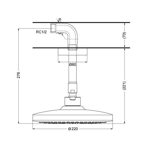 Bộ sen cây nóng lạnh TOTO TBW01002BA TBG03302VA TBW01010A (TBW01010V)