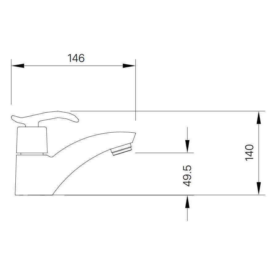 Vòi chậu lavabo lạnh INAX LFV-11A (LFV11A)