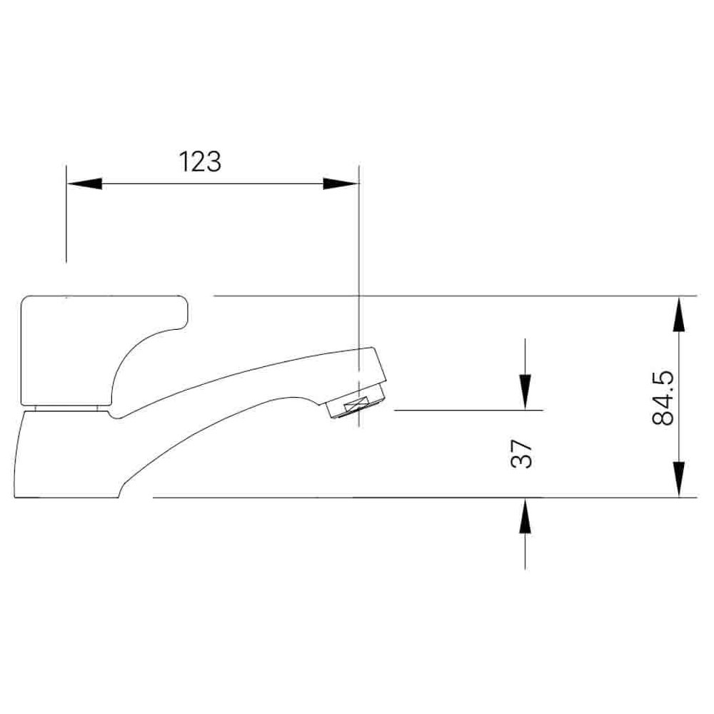 Vòi chậu lavabo lạnh INAX LFV-13B (LFV13B)
